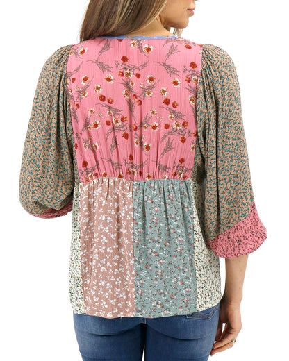 Penelope Patchwork Top