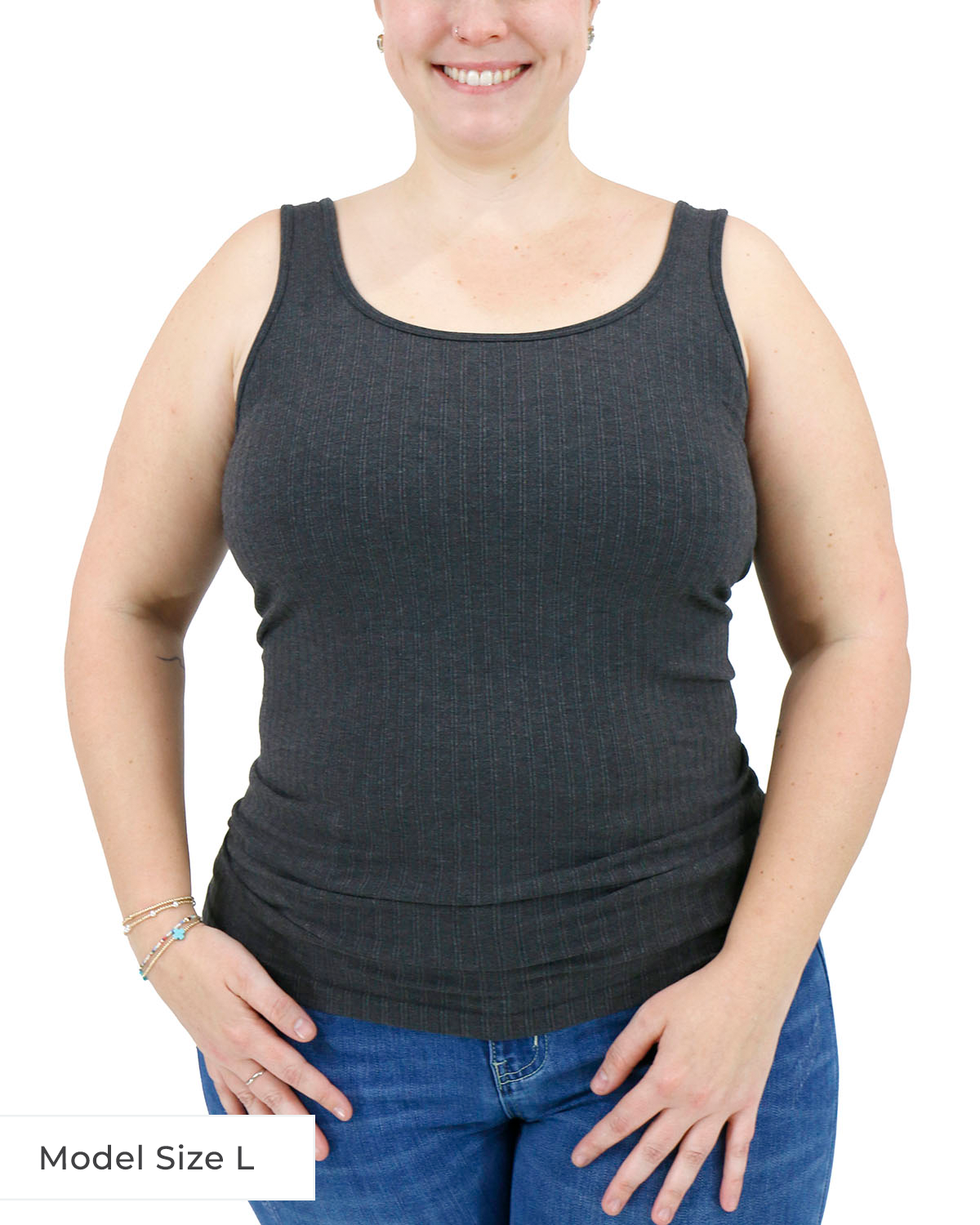 Perfect Fit Black Seamless Ribbed Tank