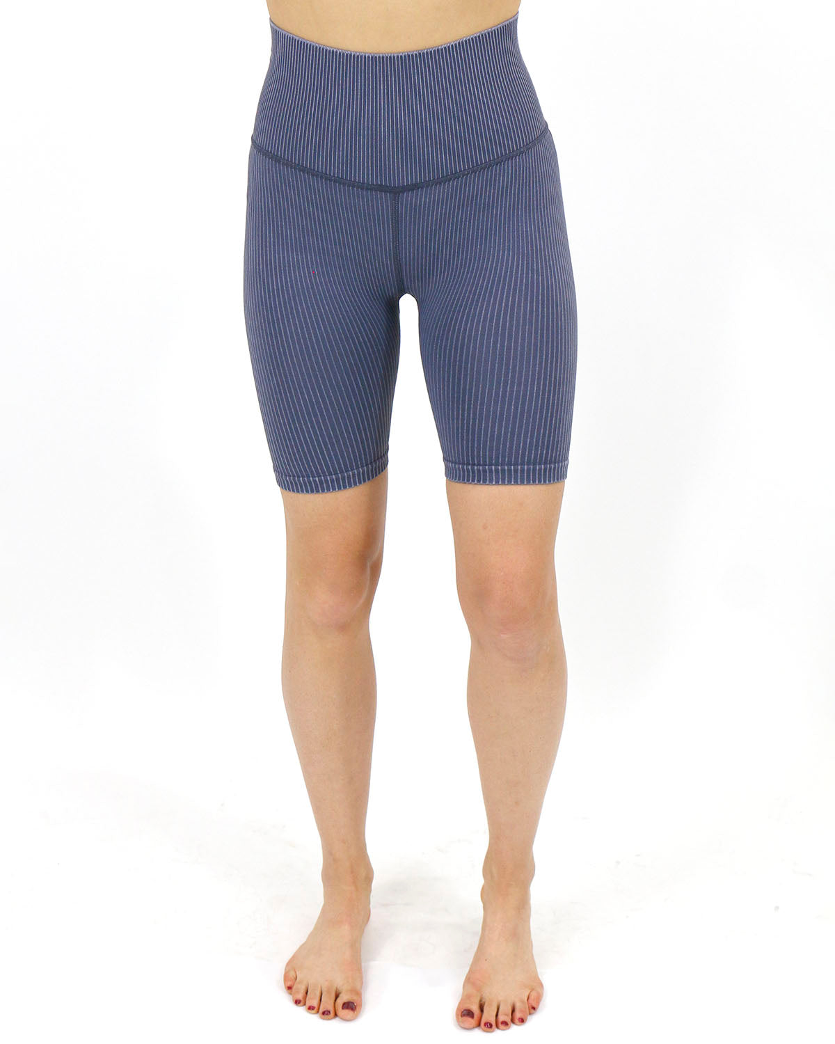 Perfect Fit Ribbed Biker Shorts in Coastal Haze - FINAL SALE - Coastal ...