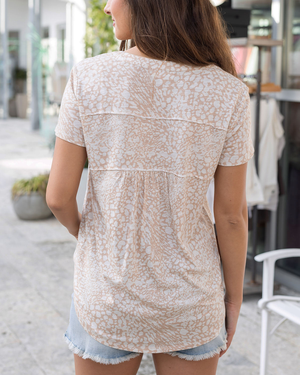 Snap Up Utility Tee I Women's Tee back