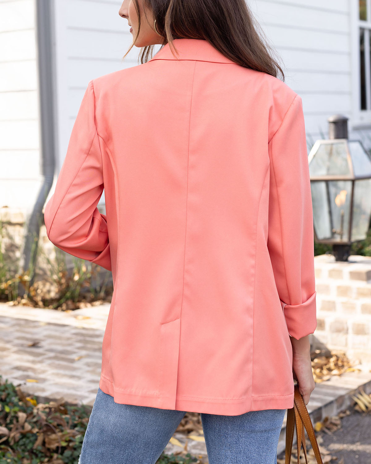 Statement Blazer in Melon - FINAL SALE