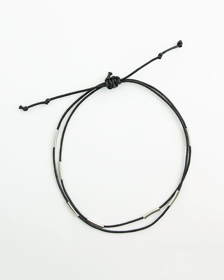 Beaded Black Hat Band - FINAL SALE