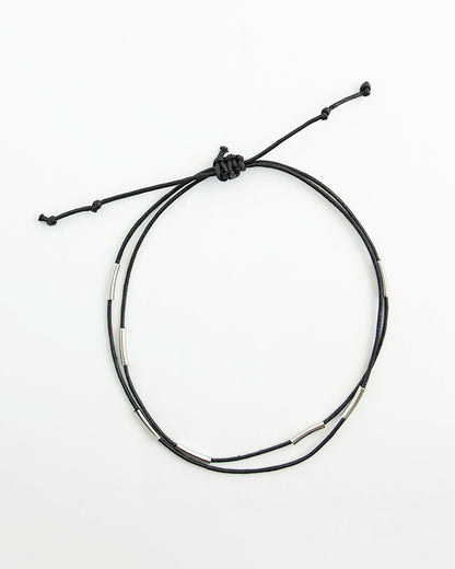 Beaded Black Hat Band - FINAL SALE