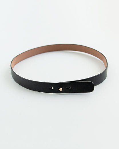 Vegan Black Leather Hat Band - FINAL SALE
