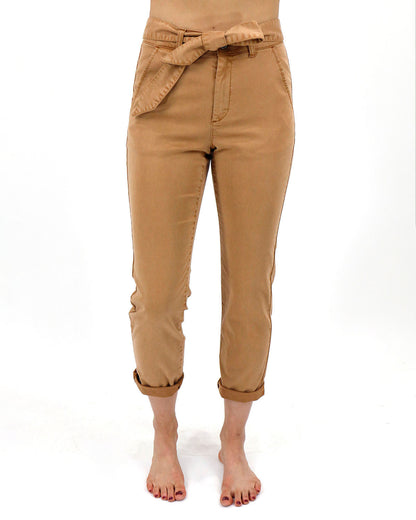 Straight Leg Sueded Twill Pants - FINAL SALE