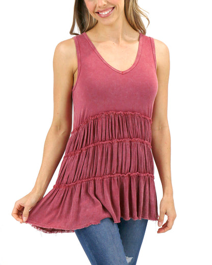 Tiered Washed Tunic