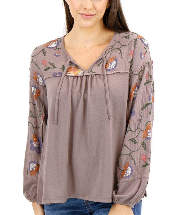 Berkley Embroidered Top - FINAL SALE