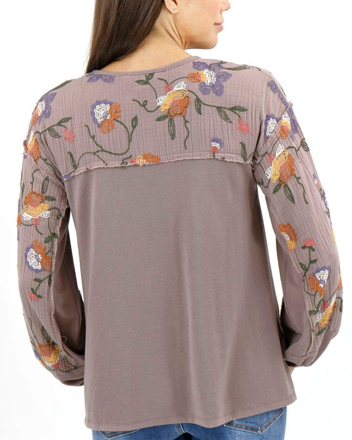 Berkeley Floral Embroidered Top