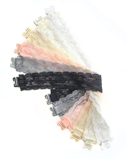 Bra-La: Lace Bra Strap Cover in White