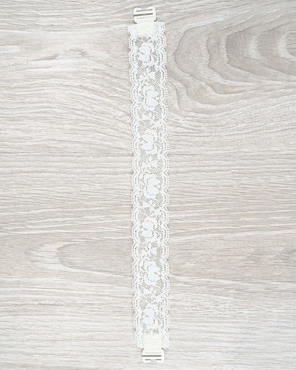 Bra-La: Lace Bra Strap Cover in Ivory