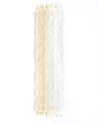 Bra-La: Lace Bra Strap Cover in White