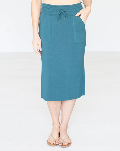 Casual Day Modal Skirt in Paradise - FINAL SALE