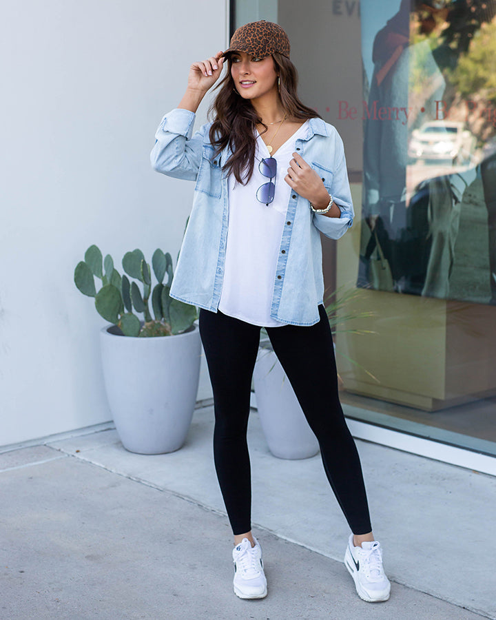 Midweight Daily Leggings in Black- Pocket/No Pocket - FINAL SALE