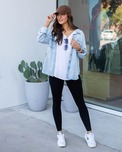 Midweight Daily Leggings in Black- Pocket/No Pocket - FINAL SALE