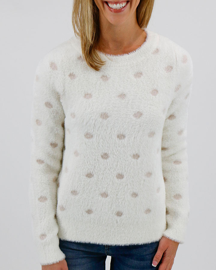 Holiday Dot Sweater - FINAL SALE