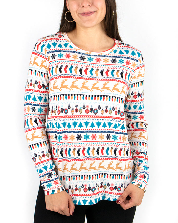 Holiday PJ Top - FINAL SALE
