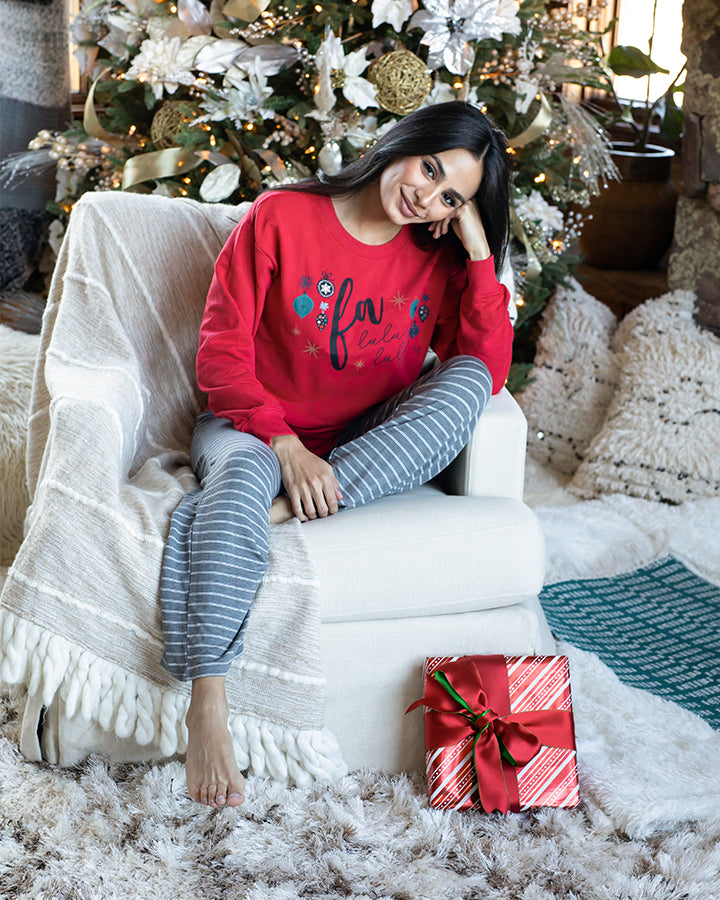Holiday Fa La La Sweatshirt - FINAL SALE