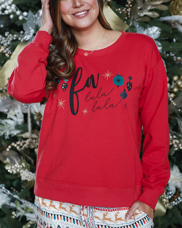 Holiday Fa La La Sweatshirt - FINAL SALE
