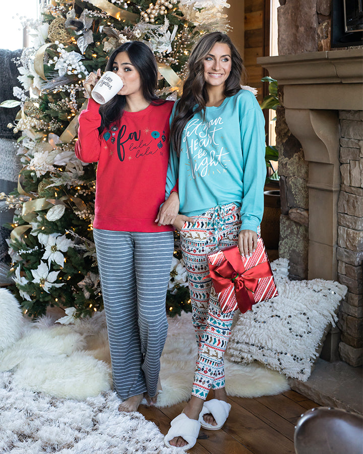 Holiday Fa La La Sweatshirt - FINAL SALE