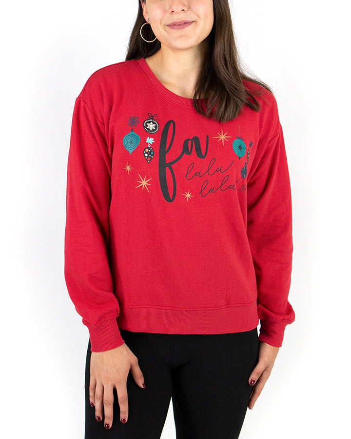 Holiday Fa La La Sweatshirt - FINAL SALE