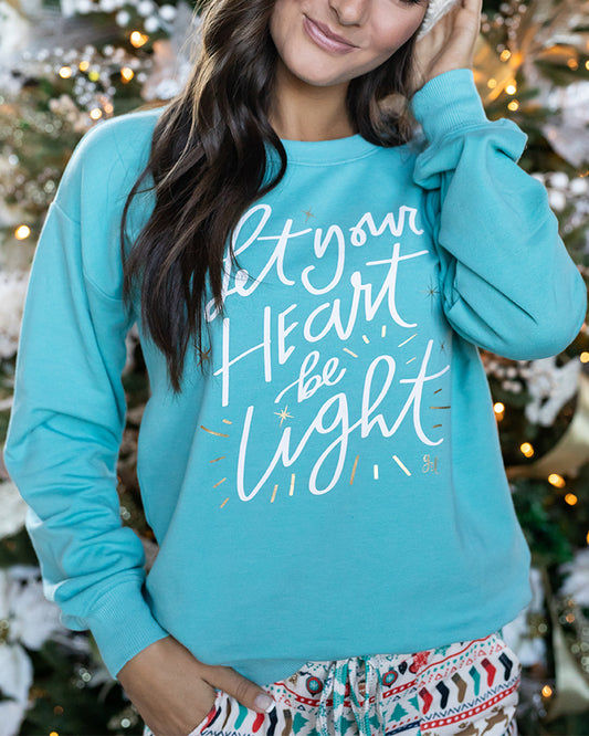 Holiday Let Your Heart Be Light Sweatshirt - FINAL SALE