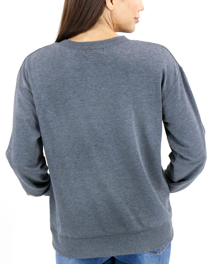 back view stock shot of pumpkin sweatshirt
