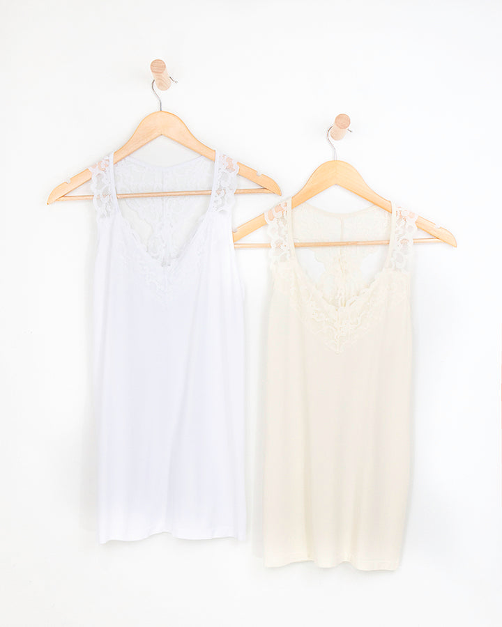 Perfect Fit Lace Racerback Tank - FINAL SALE