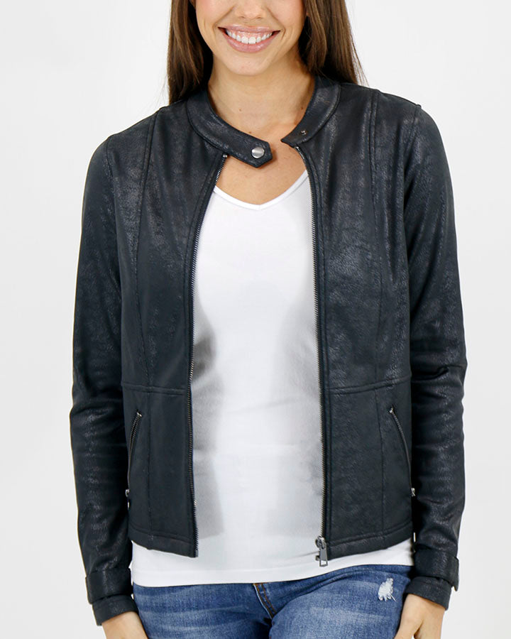 Womens faux leather deals jackets uk