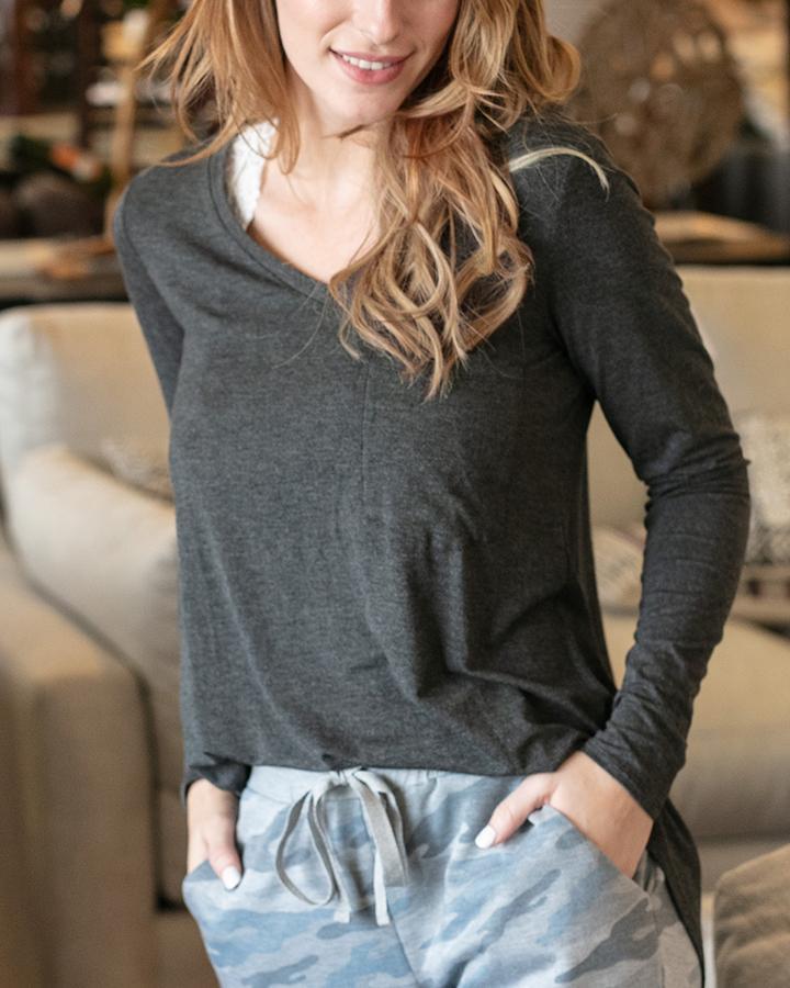 Perfect Sleeve V-Neck Tee