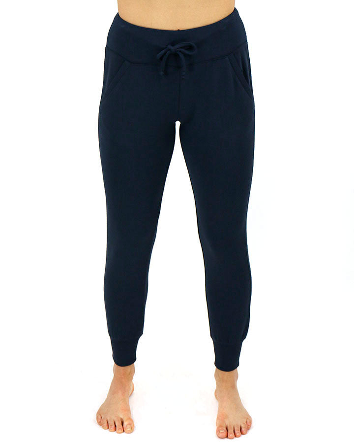 Luxe Knit Joggers in Navy