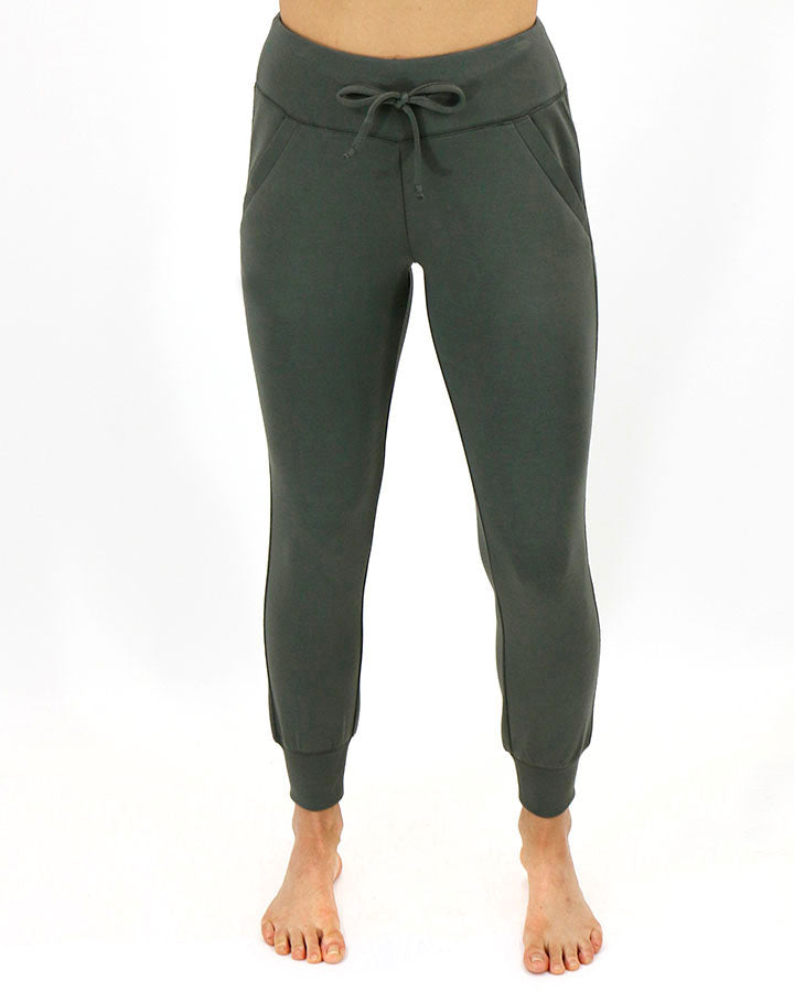 Lux Knit Joggers in Olive