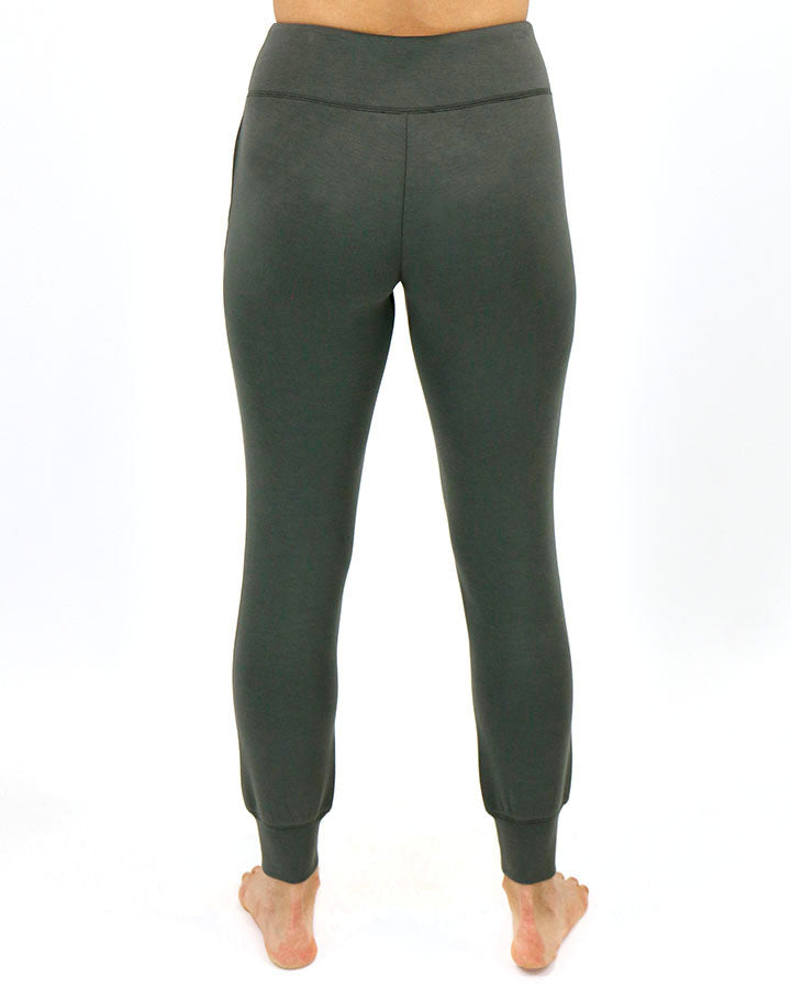 Lux Knit Joggers in Olive