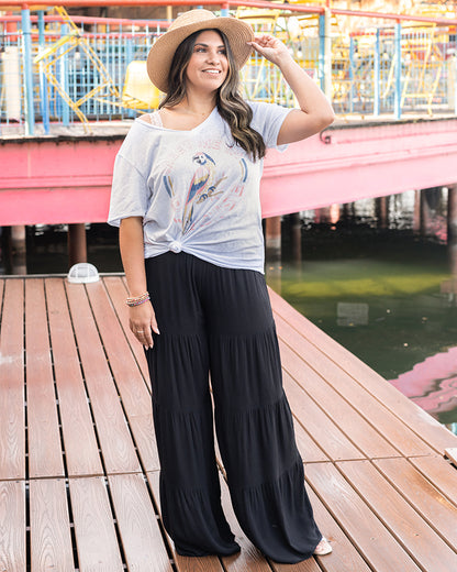 Maxi Skirt Pant in Black - FINAL SALE