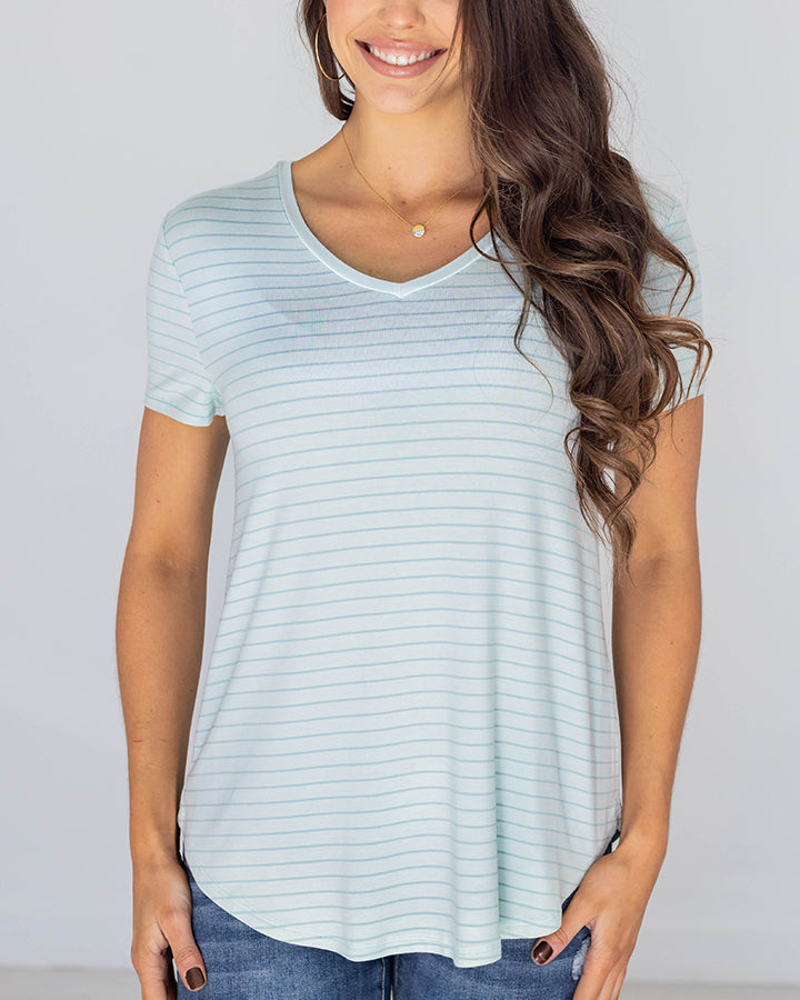 argue V-NECK TIDY SHIRT/STRIPE 大人気！ - libras.ufsc.br