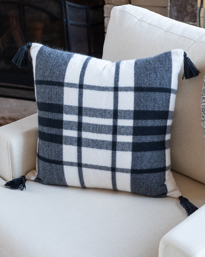plaid pillow covers