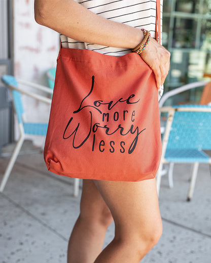 G&L Quote Tote - Love More Worry Less