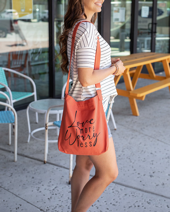 G&L Quote Tote - Love More Worry Less