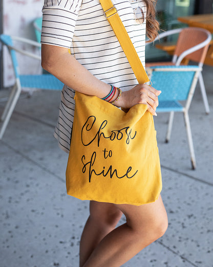 G&L Quote Tote - Choose To Shine