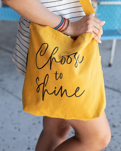 G&L Quote Tote - Choose To Shine