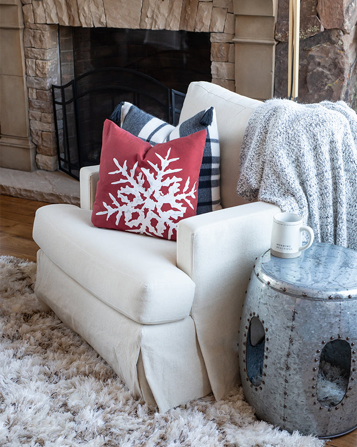 Plaid Throw Pillow Cover - FINAL SALE