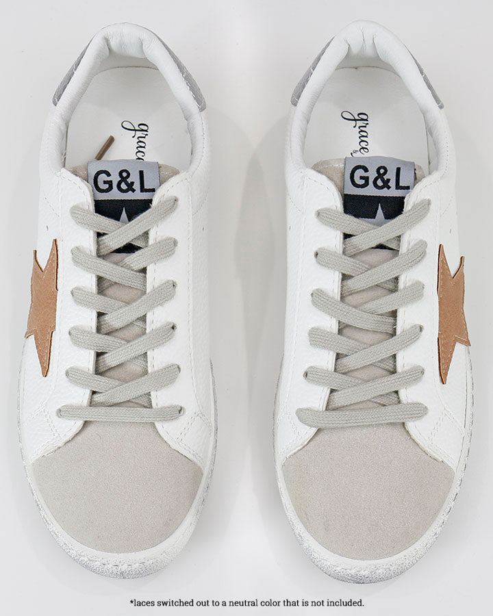 Star Sneaker in White Neutral