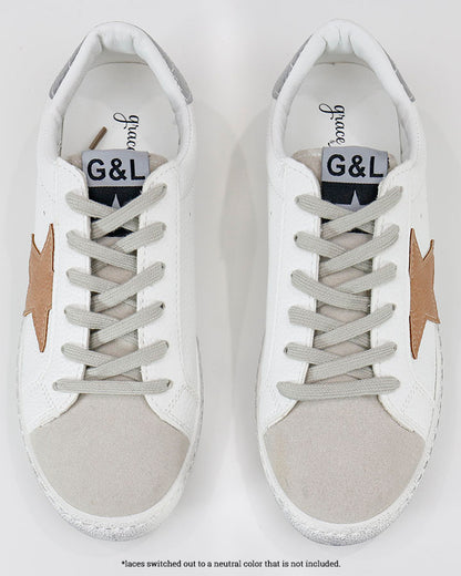 Star Sneaker in White Neutral