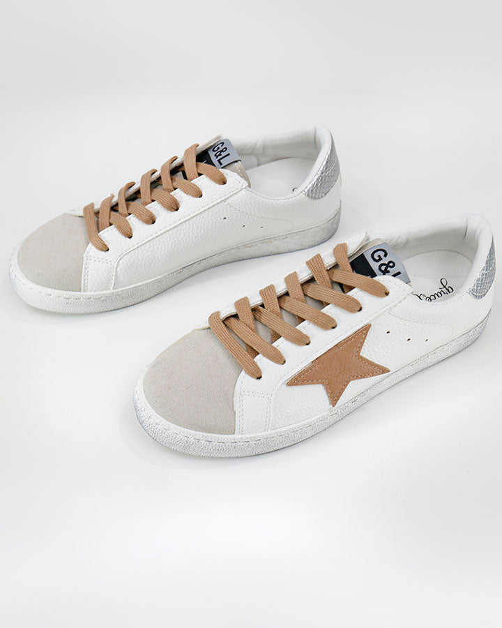Star Sneaker in White Neutral