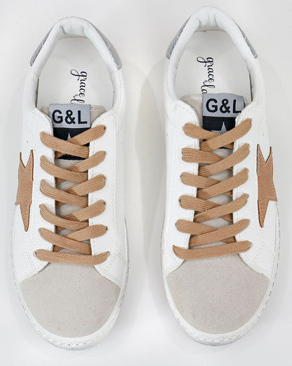 Star Sneaker in White Neutral