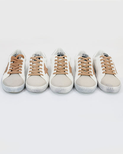 Star Sneaker in White Neutral