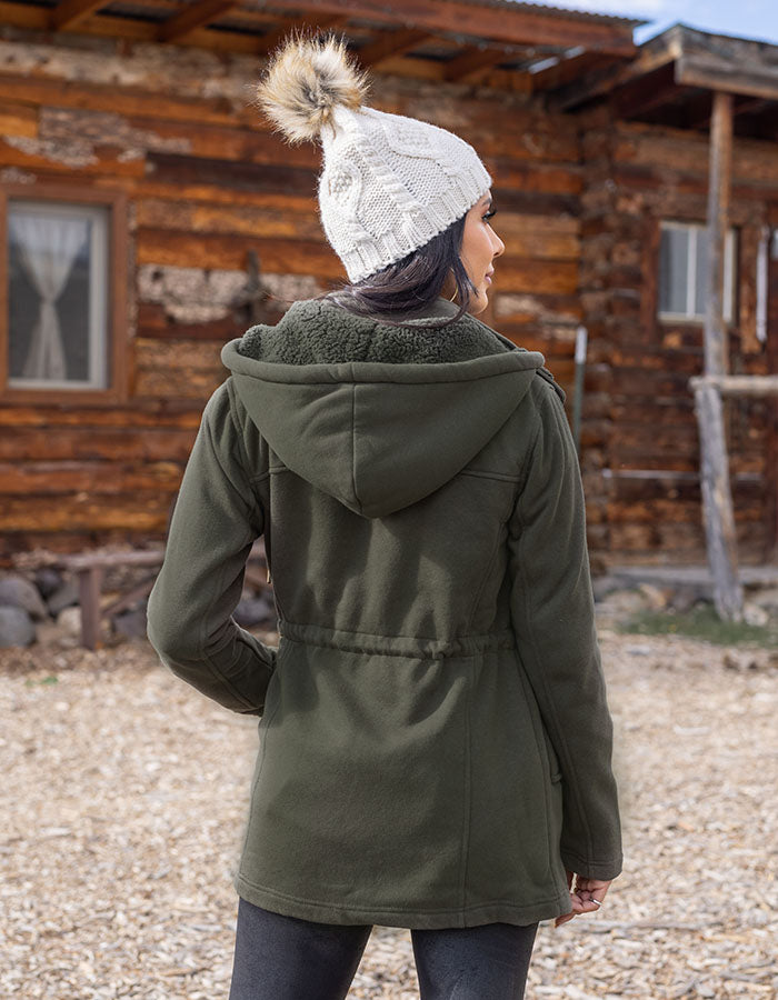 Utility Winter Jacket in Olive