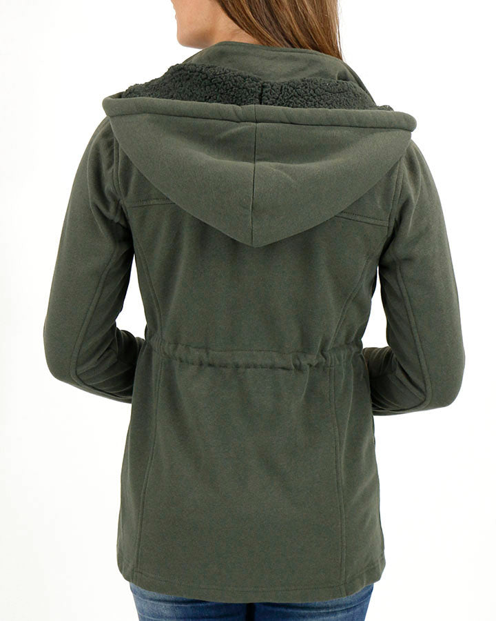 Utility Winter Jacket in Olive